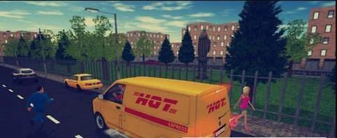 模拟驾驶中通快递车3