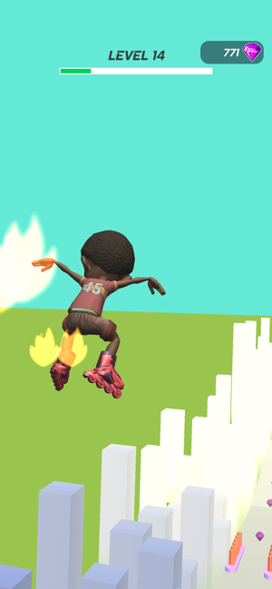 空中滚轮滑冰冲浪1