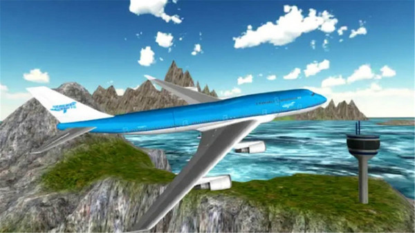 卡通飞机驾驶员遥控模拟器0