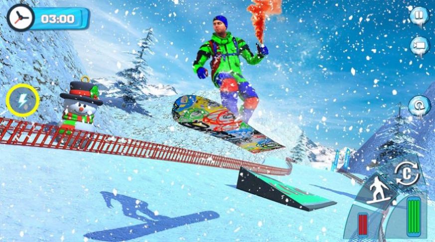 尼克乔治滑雪2