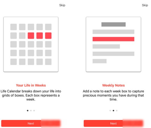 life calendar