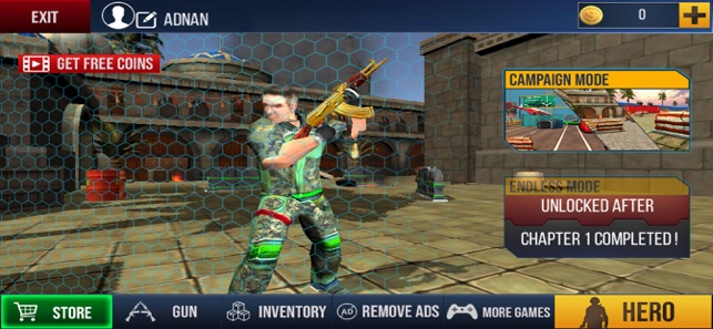 暴徒枪手3D火力掩护0