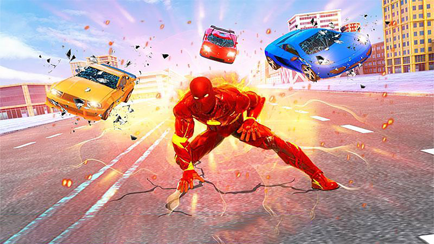 蜘蛛英雄队长飞行模拟2