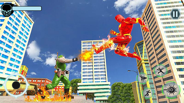 蜘蛛英雄队长飞行模拟