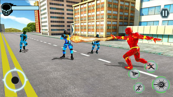 蜘蛛英雄队长飞行模拟