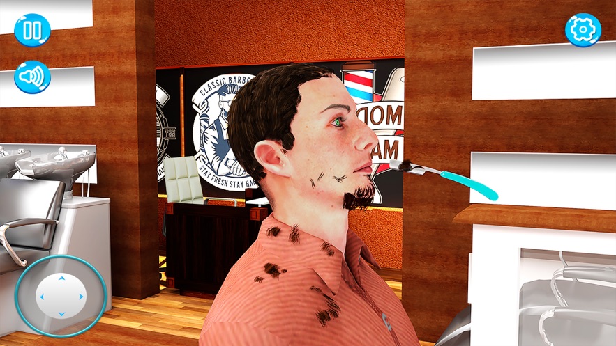 理发店3D剪发沙龙3