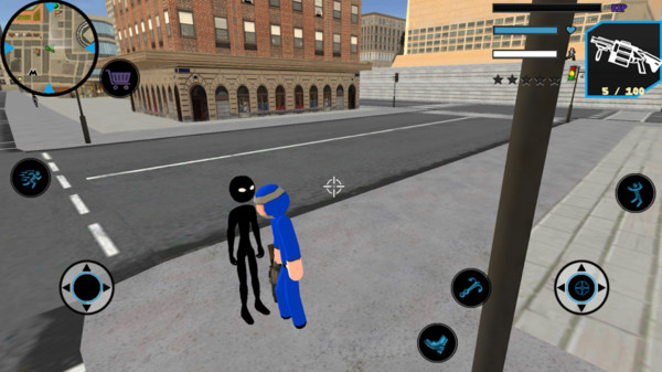 忍者英雄绳索火柴人2