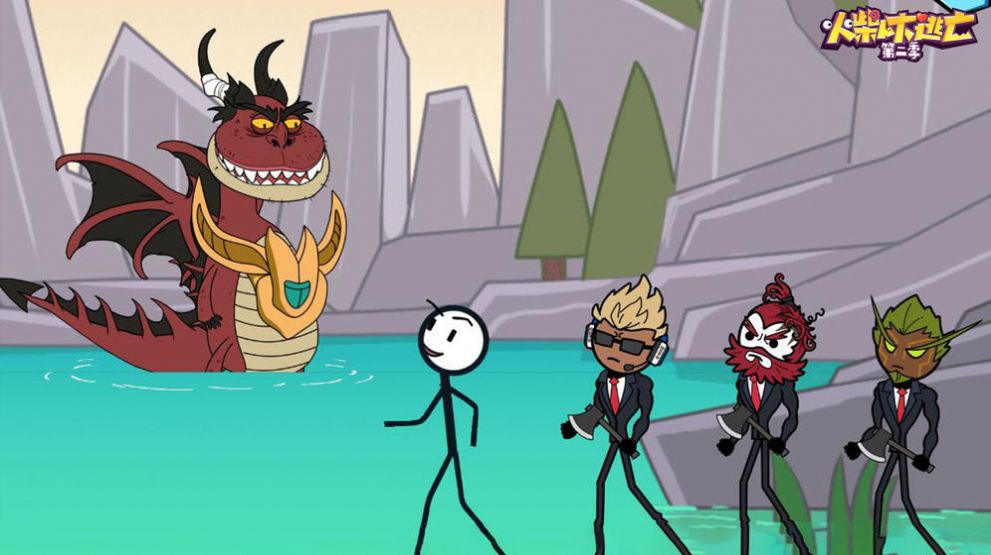 火柴人大逃亡沙漠吃鸡篇2