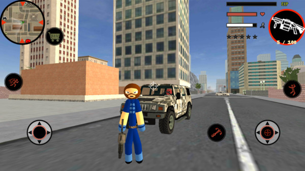 超级男孩绳索火柴人1