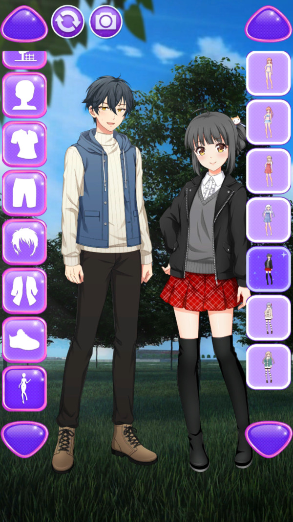 樱花情侣装扮模拟器0