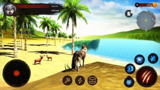 森林荒原狼模拟器中文版2