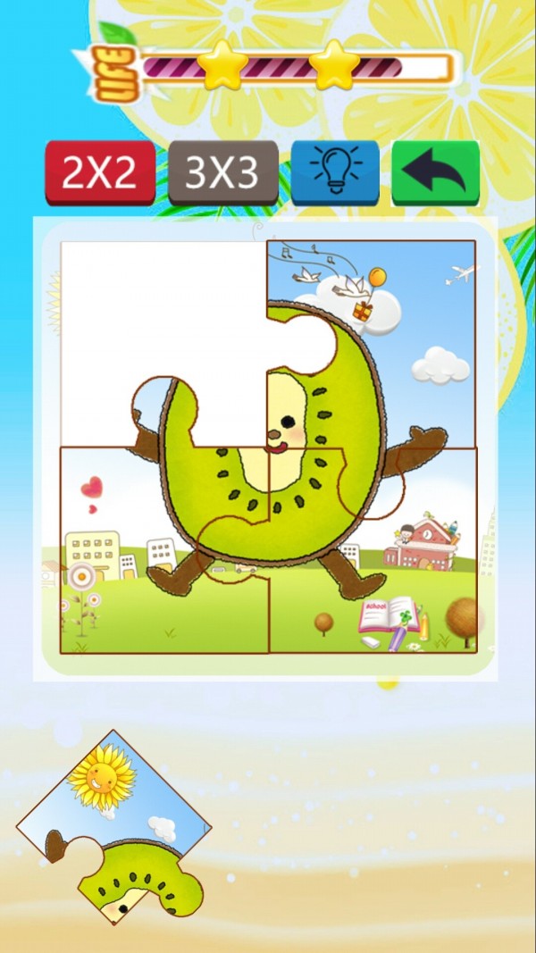 宝宝爱拼图水果篇3