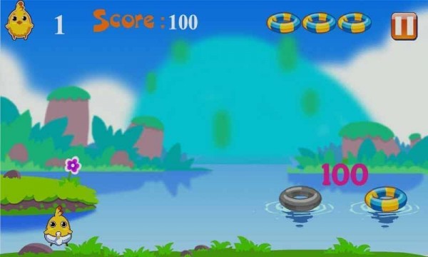 小鸡学游泳2