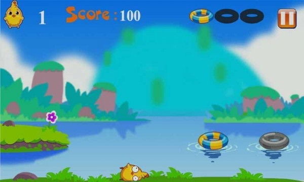 小鸡学游泳3