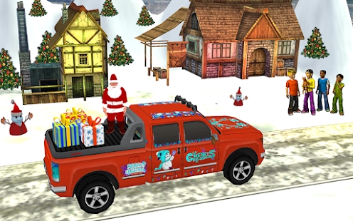 圣诞老人汽车驾驶3D2