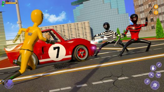 火柴人超级英雄城市战斗0