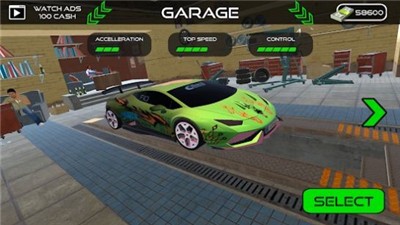 兰博基尼停车场1