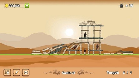 城堡倒塌弹弓围攻1