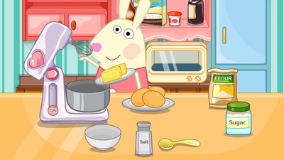 兔宝宝制作甜品1