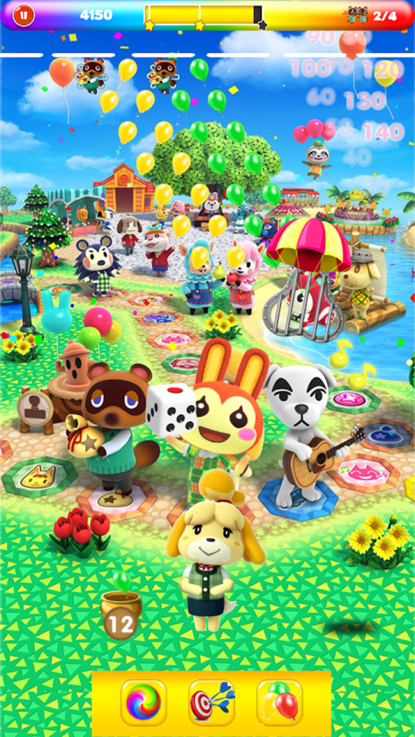 儿童动物泡泡射手2