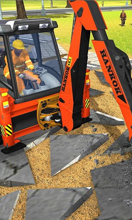 挖掘机城市破坏2