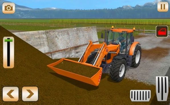 重型现代拖拉机手推车模拟器3D1