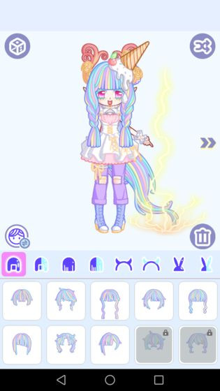 魔幻粉彩女孩萌拼平台1