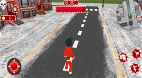 圣诞节火柴人绳索英雄1