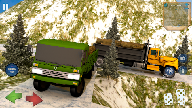 雪地货运卡车停车模拟器20212