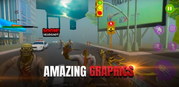 疯狂杀死僵尸FPS3