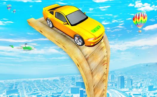 坡道汽车特技驾驶