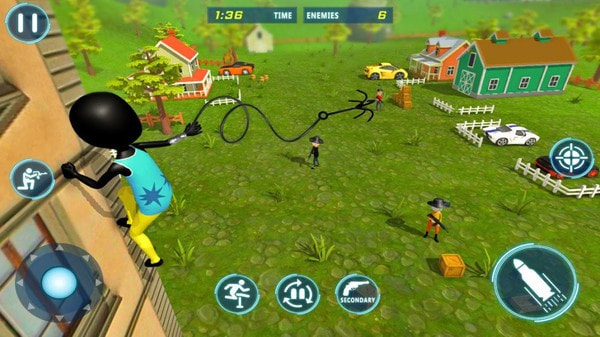 绳索刺客火柴人3