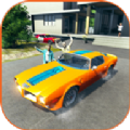 肌肉车驾驶3D模拟友谊速度漂移器