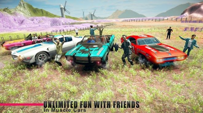 肌肉车驾驶3D模拟友谊速度漂移器1