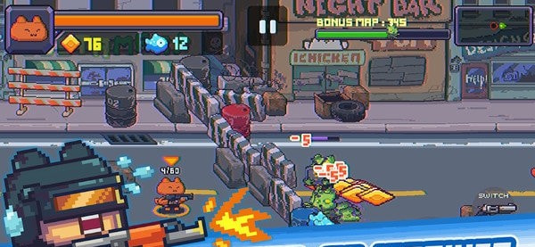 猫咪枪手大战僵尸0