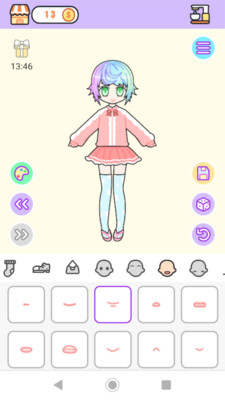 粉彩女孩换装无限金币版1