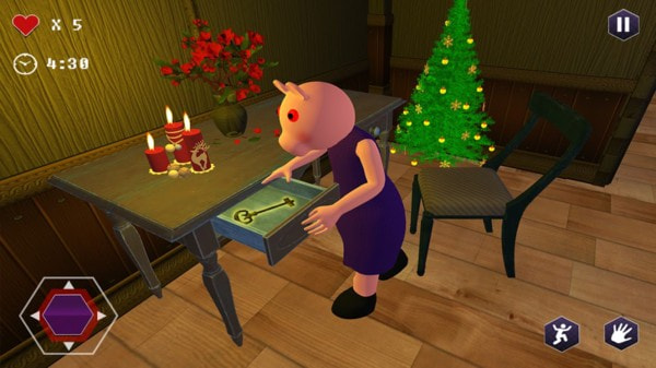 恐怖圣诞老人小猪1