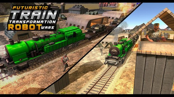 警察机器人火车救援0