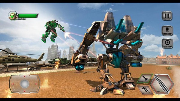 警察机器人火车救援2