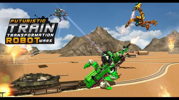 警察机器人火车救援4