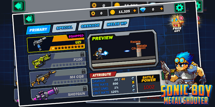 音速男孩金属射戏1