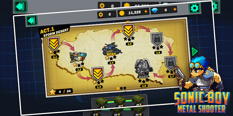 音速男孩金属射戏3