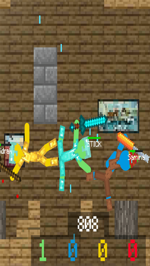 火柴人像素对决0