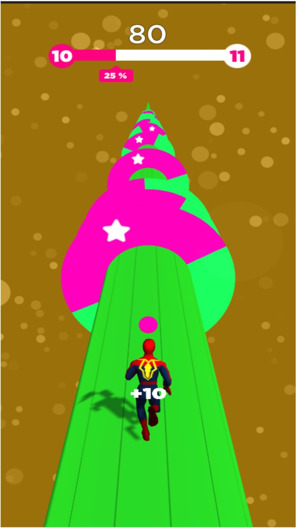 超级英雄彩色跑酷1