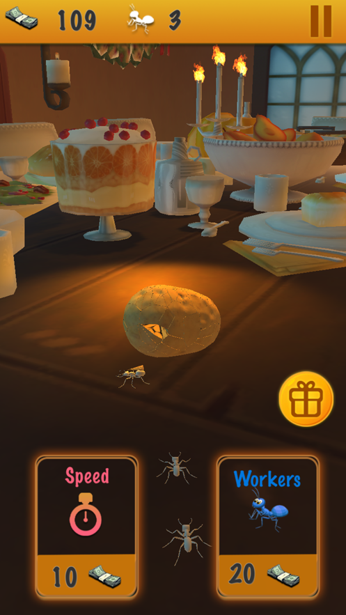 空闲厨房蚂蚁模拟器0