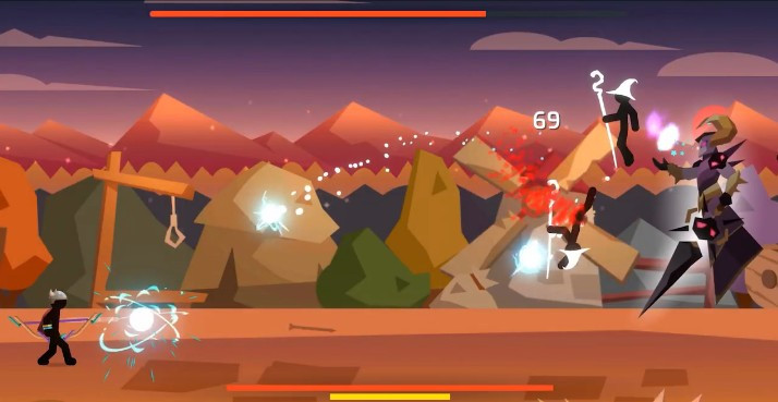 火柴人大战暗影弓手战场2