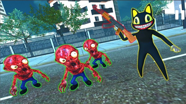 卡通猫僵尸之城2