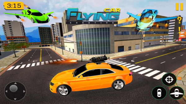 飞行射击汽车城2