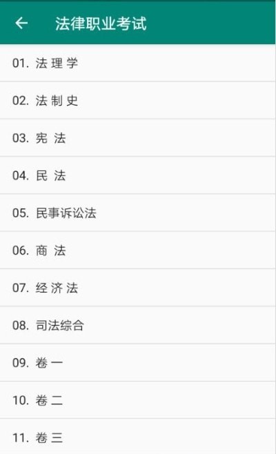 国家统一法律职业资格考试0