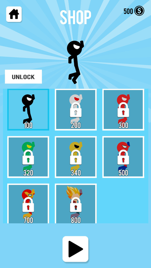 火柴人摇摆绳英雄0